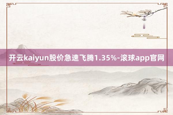 开云kaiyun股价急速飞腾1.35%-滚球app官网