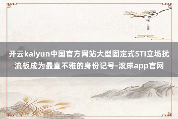 开云kaiyun中国官方网站大型固定式STI立场扰流板成为最直不雅的身份记号-滚球app官网